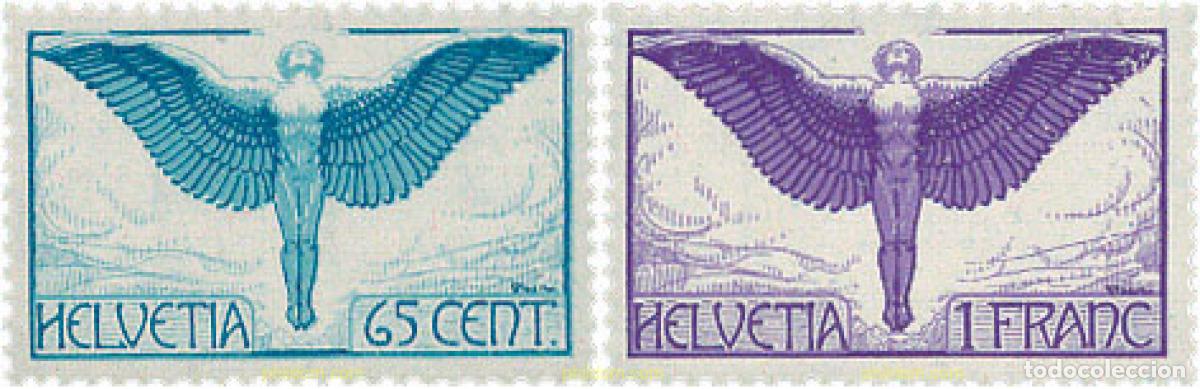 Sellos: 620189 HINGED SUIZA 1924 CORREO AEREO