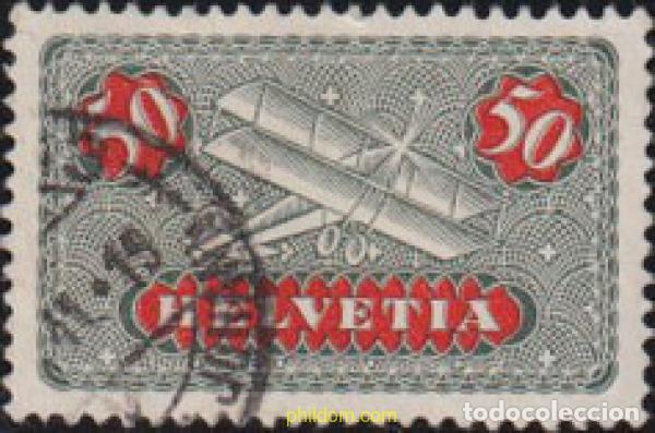 Sellos: 617113 USED SUIZA 1923 CORREO AEREO