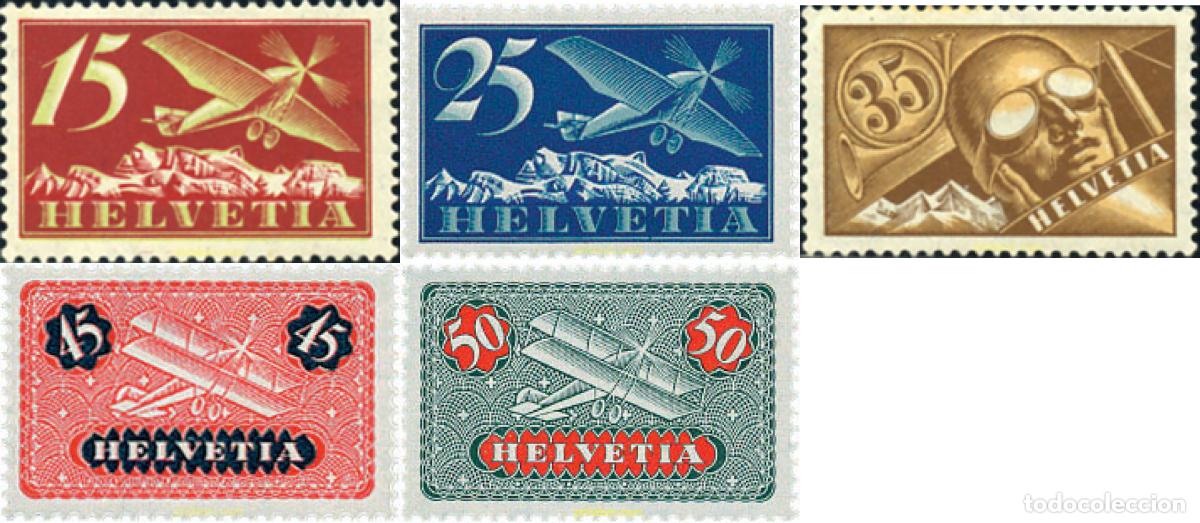 Sellos: 620188 HINGED SUIZA 1923 CORREO AEREO