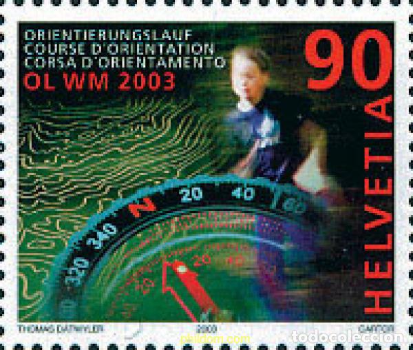 Sellos: 120117 MNH SUIZA 2003 CAMPEONATO DEL MUNDO DE ORIENTACION