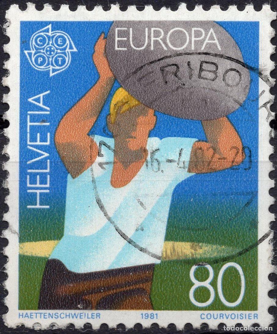 Timbres: SUIZA 1981 STAMP MICHEL CH 1198