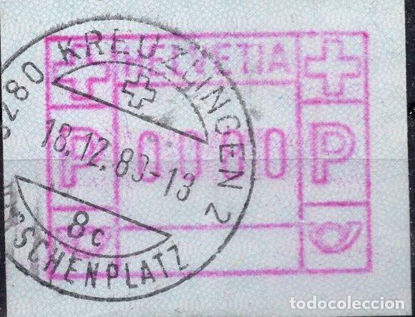 Sellos: SUIZA 1981 FRANQUEO MICHEL CH AT3.3b