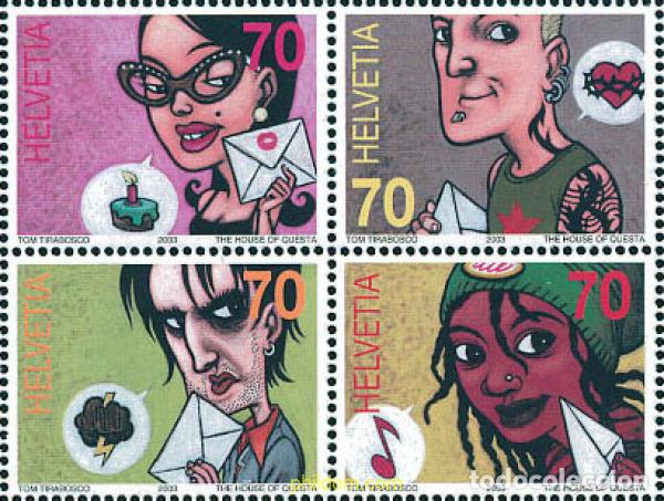 Sellos: 126548 MNH SUIZA 2003 COMICS - Foto 1