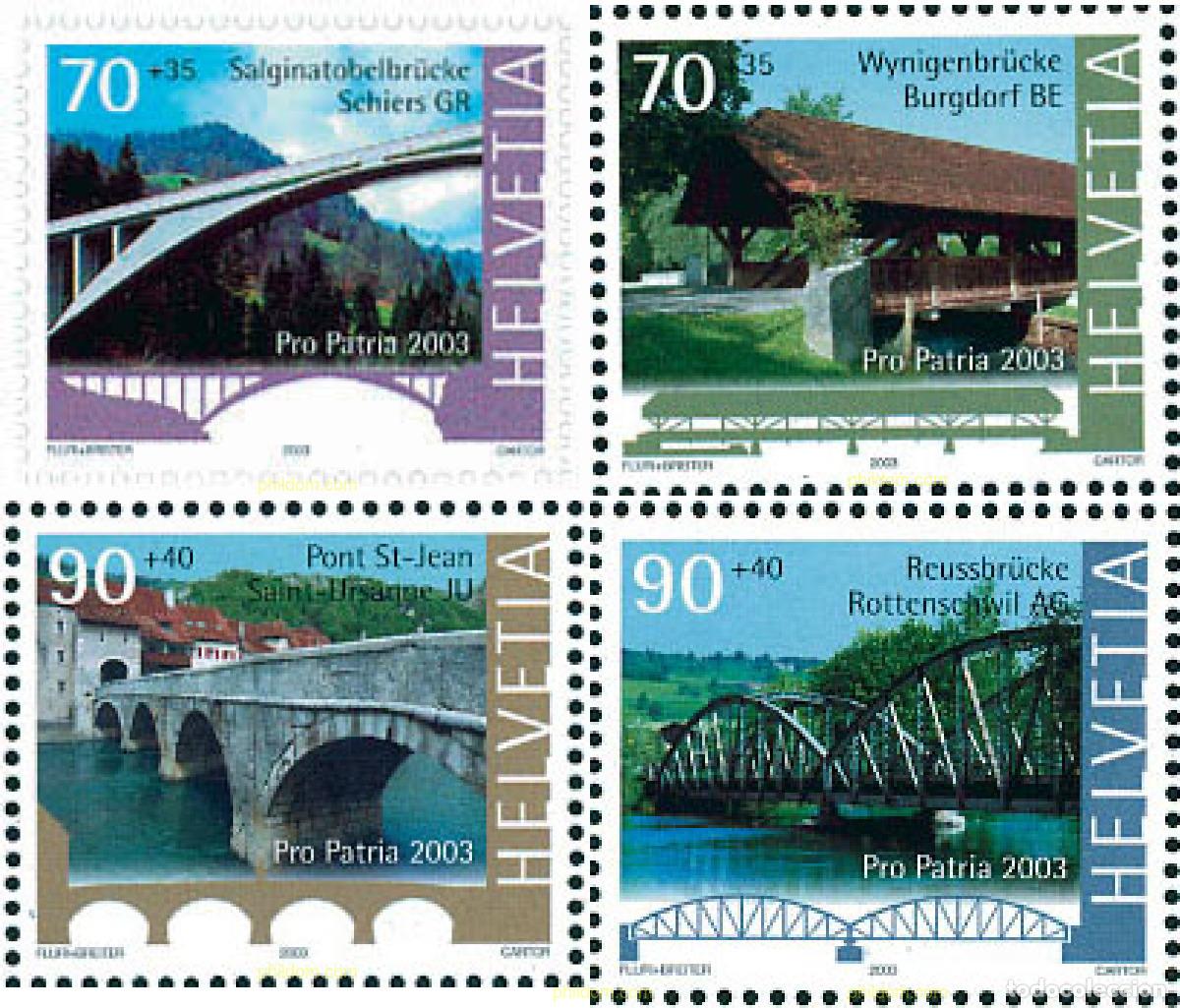 Sellos: 126539 MNH SUIZA 2003 PRO PATRIA