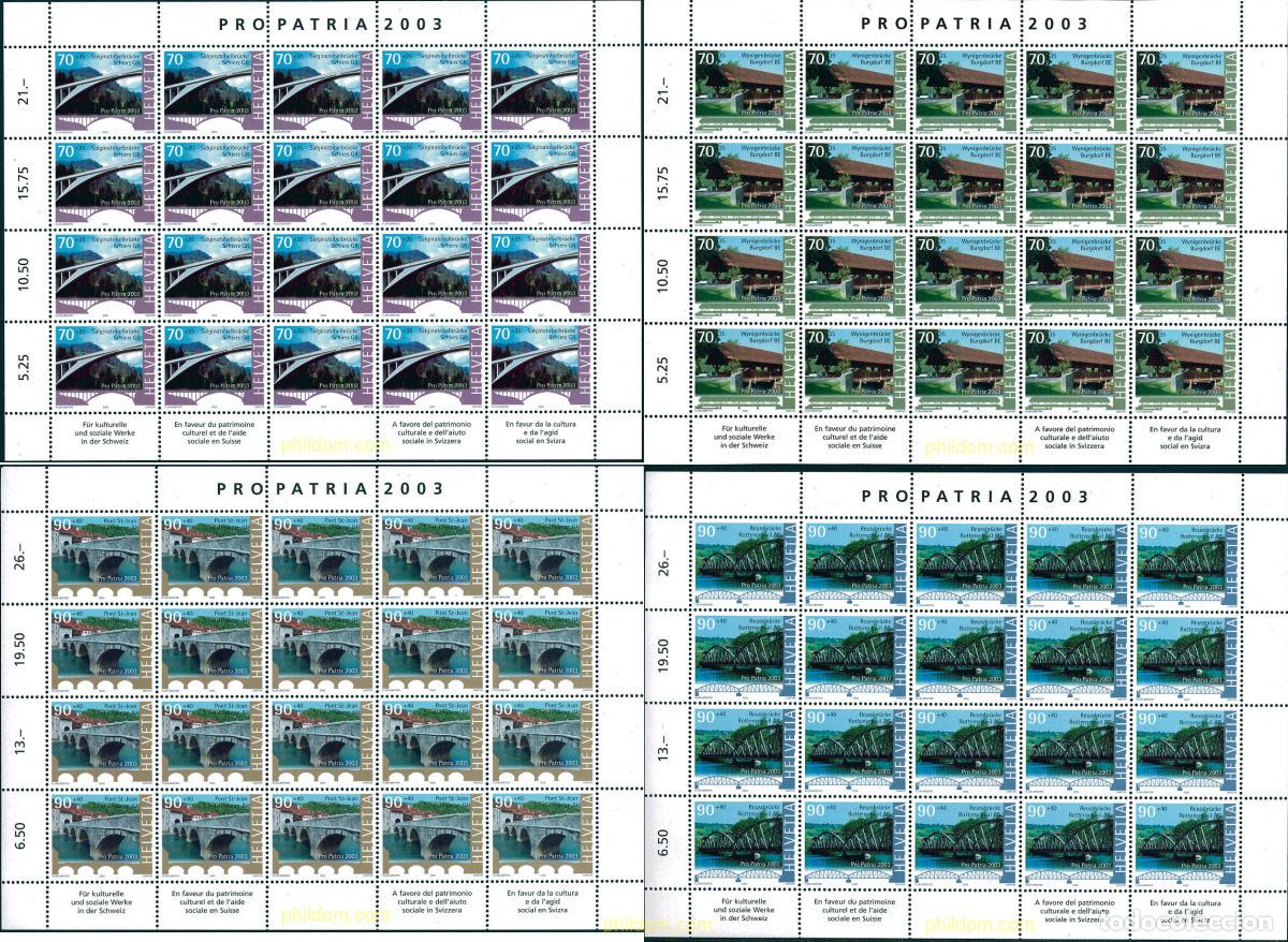 Sellos: 126540 MNH SUIZA 2003 PRO PATRIA