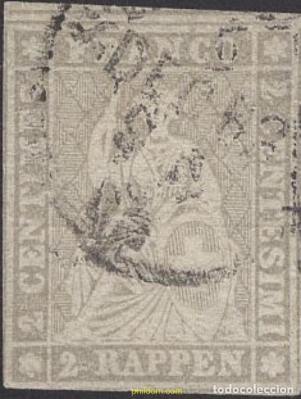 Sellos: 642390 USED SUIZA 1862 HELVETIA