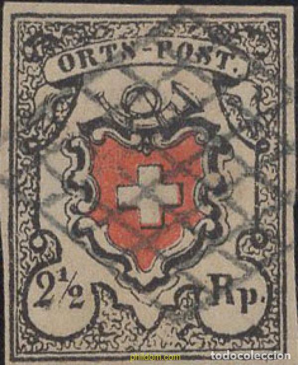Sellos: 642291 MNH SUIZA 1850 ESCUDO DE SUIZA