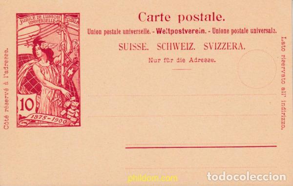 Sellos: 601832 MNH SUIZA 1900 25 ANIVERSARIO DE LA UNION POSTAL UNIVERSAL