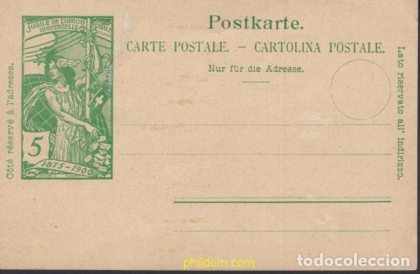 Sellos: 660739 MNH SUIZA 1900 25 ANIVERSARIO DE LA UNION POSTAL UNIVERSAL
