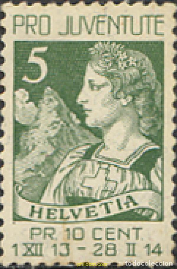 Sellos: 127380 MNH SUIZA 1913 PRO JUVENTUD