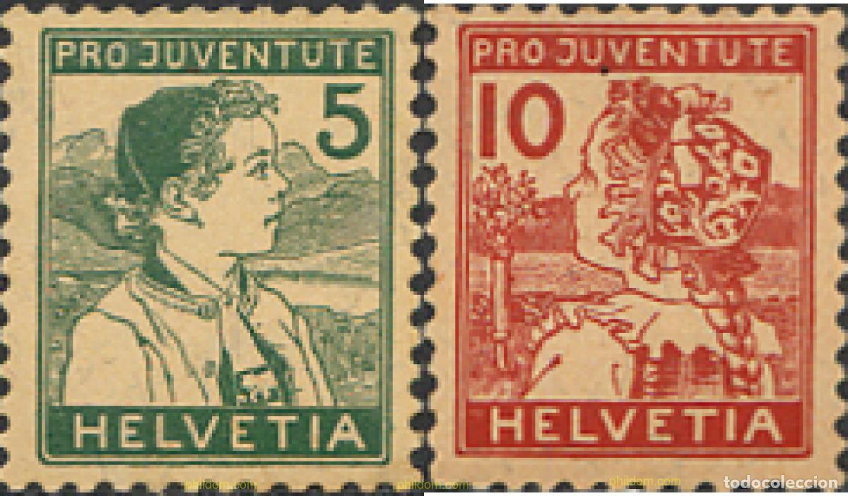 Sellos: 239279 HINGED SUIZA 1915 PRO JUVENTUD