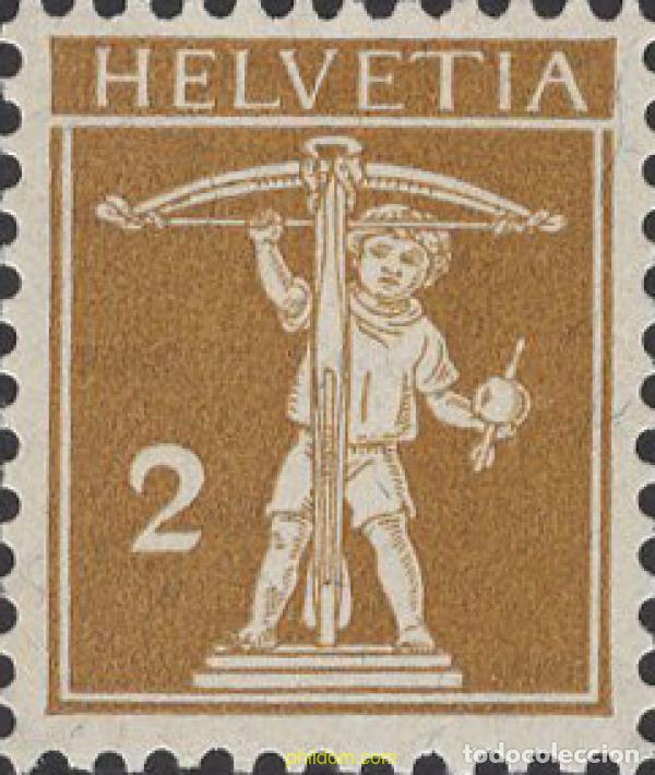 Sellos: 643216 MNH SUIZA 1909 GUILLERMO TELL
