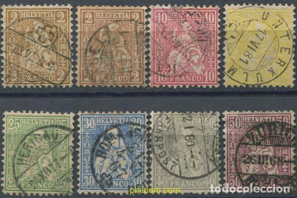 Timbres: 668899 USED SUIZA 1867 HELVETIA