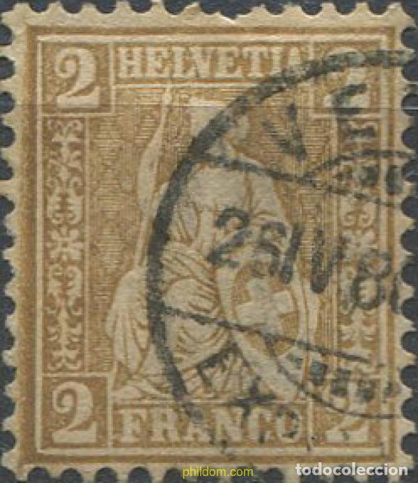 Timbres: 668900 USED SUIZA 1867 HELVETIA