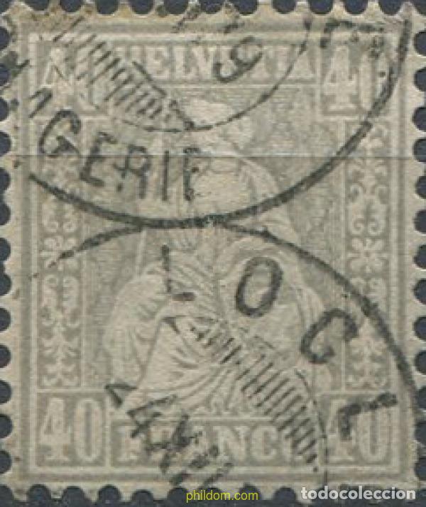 Sellos: 668918 USED SUIZA 1867 HELVETIA