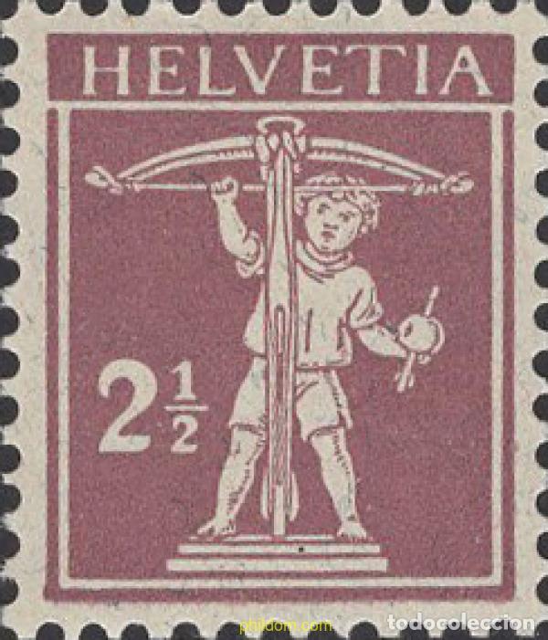 Sellos: 643220 MNH SUIZA 1915 PERSONAJES
