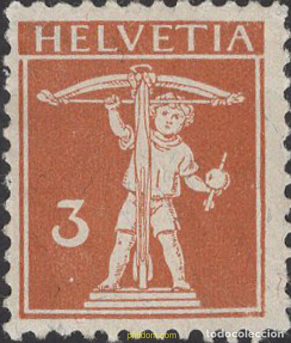 Sellos: 643221 MNH SUIZA 1915 PERSONAJES