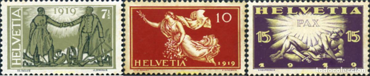 Sellos: 127419 HINGED SUIZA 1919 COMMEMORACION DE LA PAZ