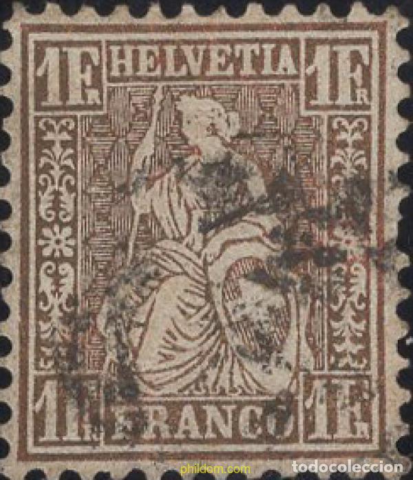 Sellos: 642079 MNH SUIZA 1862 SITTING HELVETIA