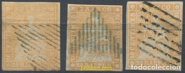 Sellos: 668727 USED SUIZA 1854 HELVETIA