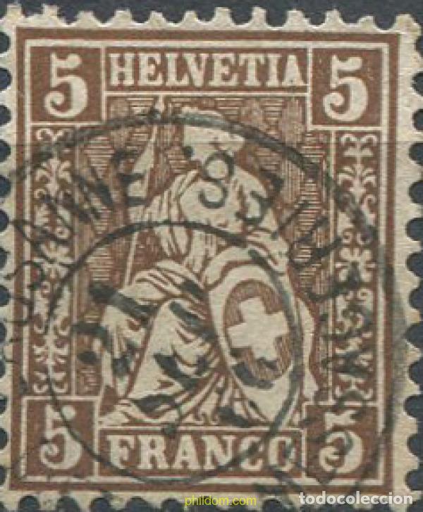 Briefmarken: 668785 USED SUIZA 1862 SITTING HELVETIA
