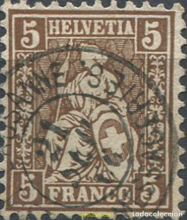 Briefmarken: 668786 USED SUIZA 1862 SITTING HELVETIA