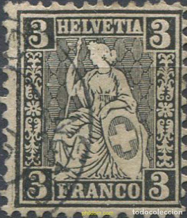 Briefmarken: 668791 USED SUIZA 1862 SITTING HELVETIA