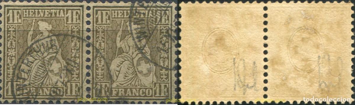 Sellos: 668883 MNH SUIZA 1862 SITTING HELVETIA