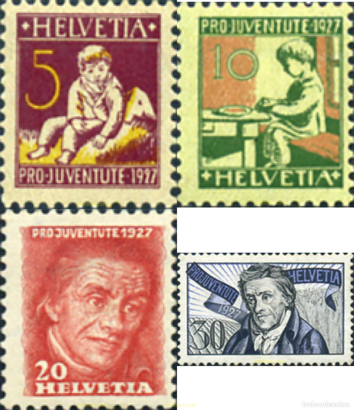 Sellos: 127510 HINGED SUIZA 1927 PRO JUVENTUD