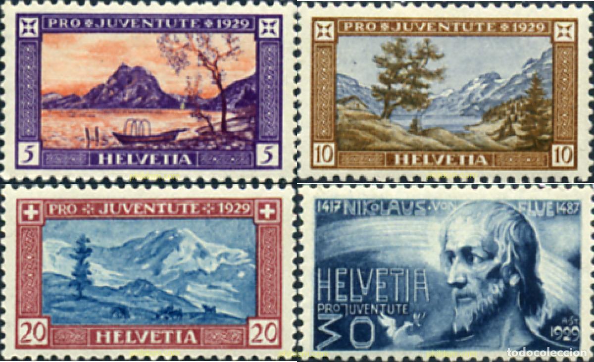 Sellos: 127523 HINGED SUIZA 1929 PRO JUVENTUD. PAISAJES