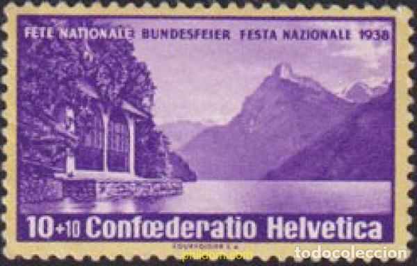 Sellos: 128425 MNH SUIZA 1938 FIESTA NACIONAL
