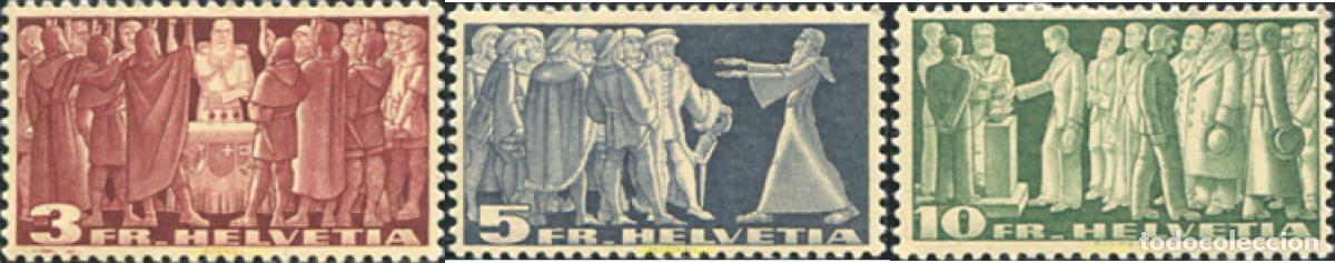 Sellos: 615860 HINGED SUIZA 1938 HISTORIA