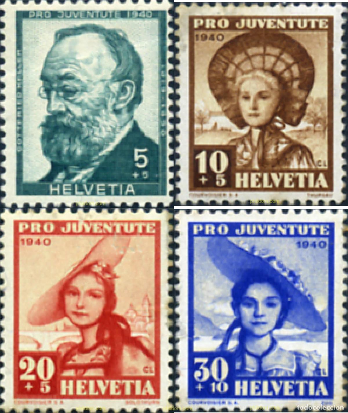 Sellos: 127760 HINGED SUIZA 1940 PRO JUVENTUD