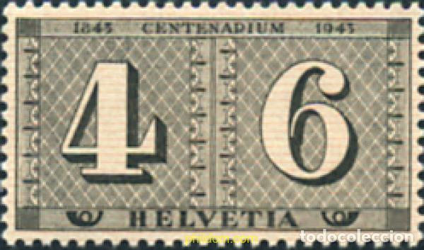 Briefmarken: 364562 MNH SUIZA 1943 CENTENARIO DEL PRIMER SELLO DE ZURICH
