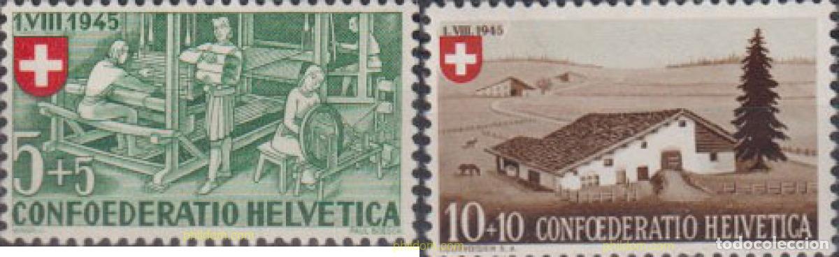 Sellos: 620201 MNH SUIZA 1945 FIESTA NACIONAL