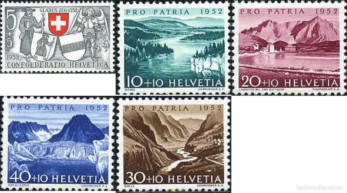 Sellos: 239495 HINGED SUIZA 1952 PRO PATRIA