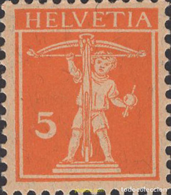 Sellos: 643225 MNH SUIZA 1921 MOTIVOS VARIOS