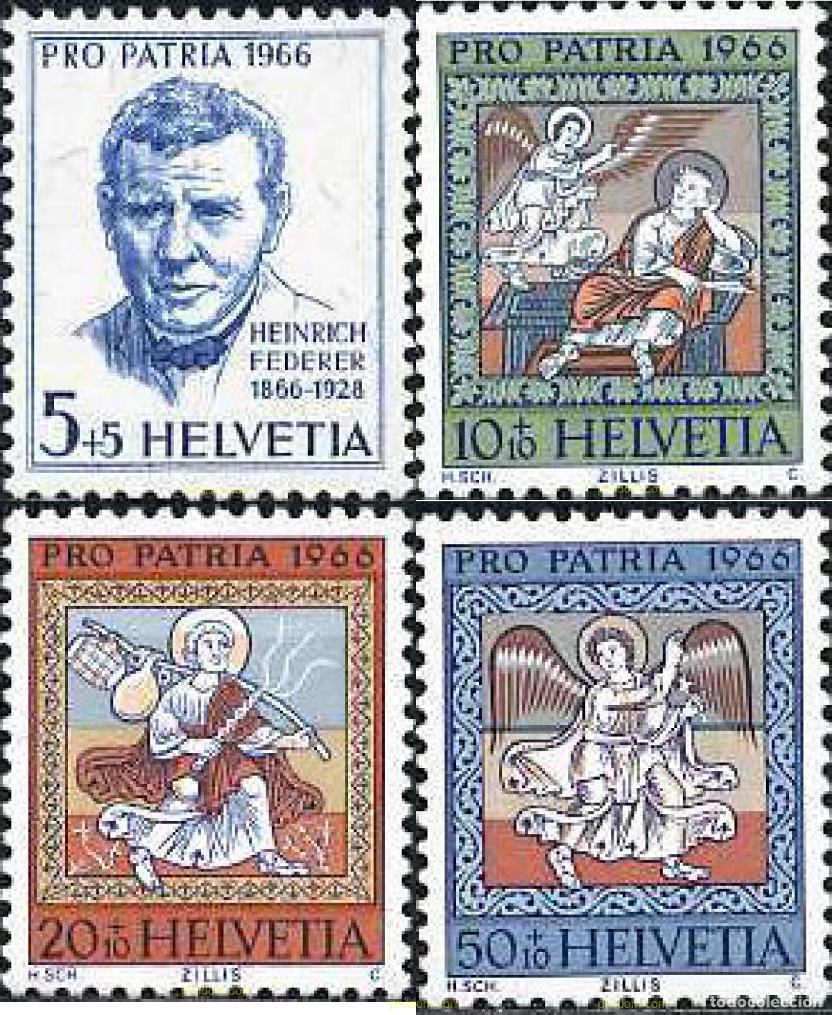 Stamps: 666561 MNH SUIZA 1966 PRO PATRIA