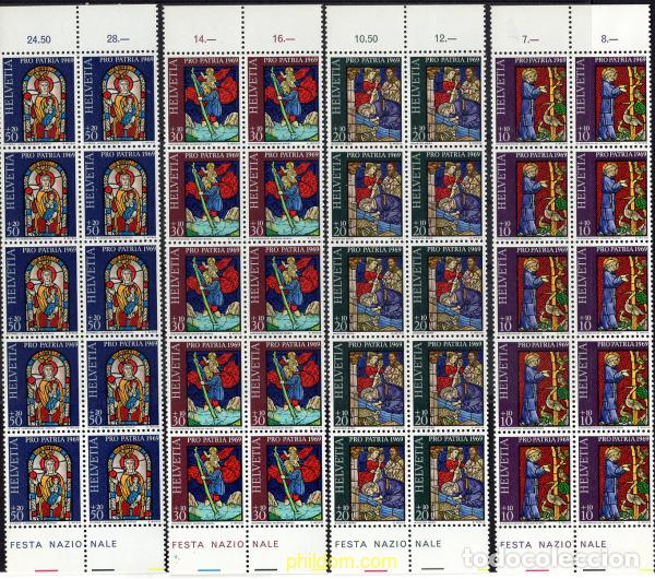 Stamps: 666744 MNH SUIZA 1969 PRO PATRIA. ARTE Y CULTURA