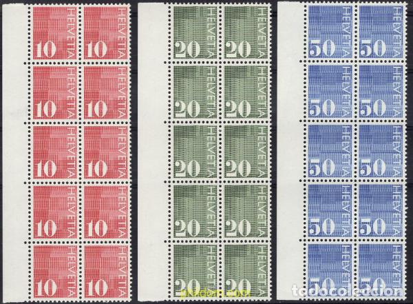Stamps: 667032 MNH SUIZA 1970 CIFRA