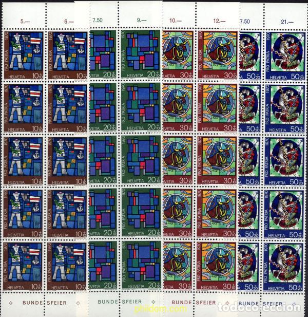 Stamps: 667031 MNH SUIZA 1970 PRO PATRIA. ARTE Y CULTURA