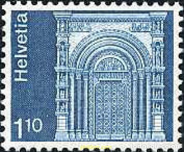 Sellos: 128392 MNH SUIZA 1975 ARQUITECTURA Y TRABAJO ARTESANAL
