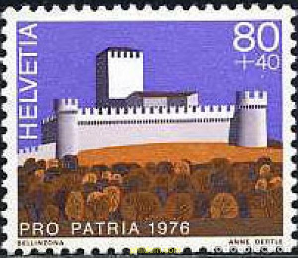 Sellos: 239476 MNH SUIZA 1976 PRO PATRIA. CASTILLOS SUIZOS