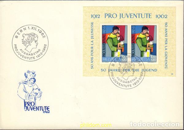 Sellos: 540181 MNH SUIZA 1962 50 ANIVERSARIO DE LA INSTITUCION &rdquo;PRO JUVENTUD&rdquo;