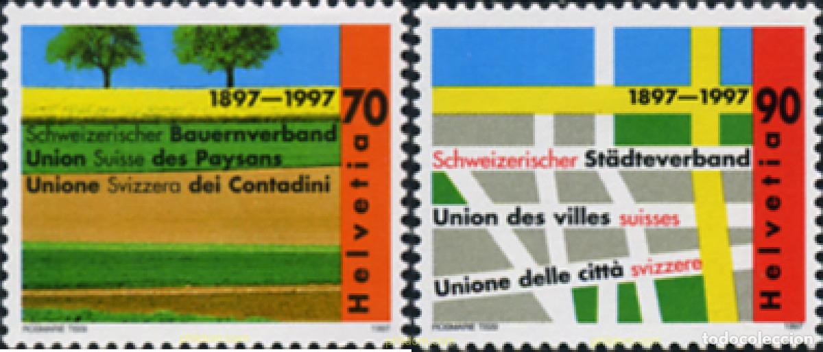 Sellos: 128783 MNH SUIZA 1997 VILLA Y CAMPO