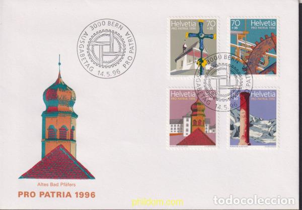 Sellos: 441589 MNH SUIZA 1996 PRO PATRIA. BIENES CULTURALES Y PAISAJES