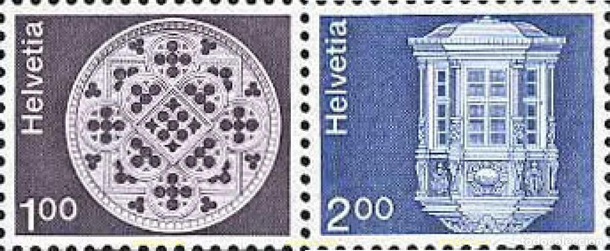 Sellos: 364511 MNH SUIZA 1974 ARQUITECTURA