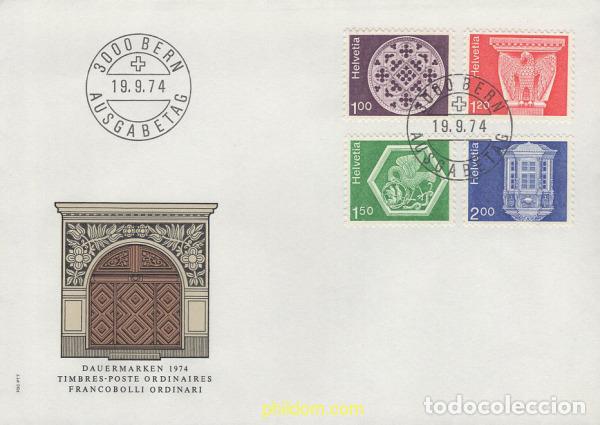 Sellos: 441583 MNH SUIZA 1974 ARQUITECTURA