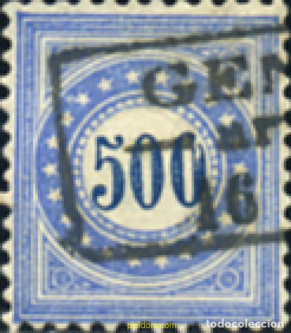 Sellos: 364803 USED SUIZA 1878 CIFRA
