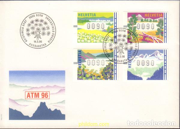 Sellos: 554339 MNH SUIZA 1996 LAS CUATRO ESTACIONES